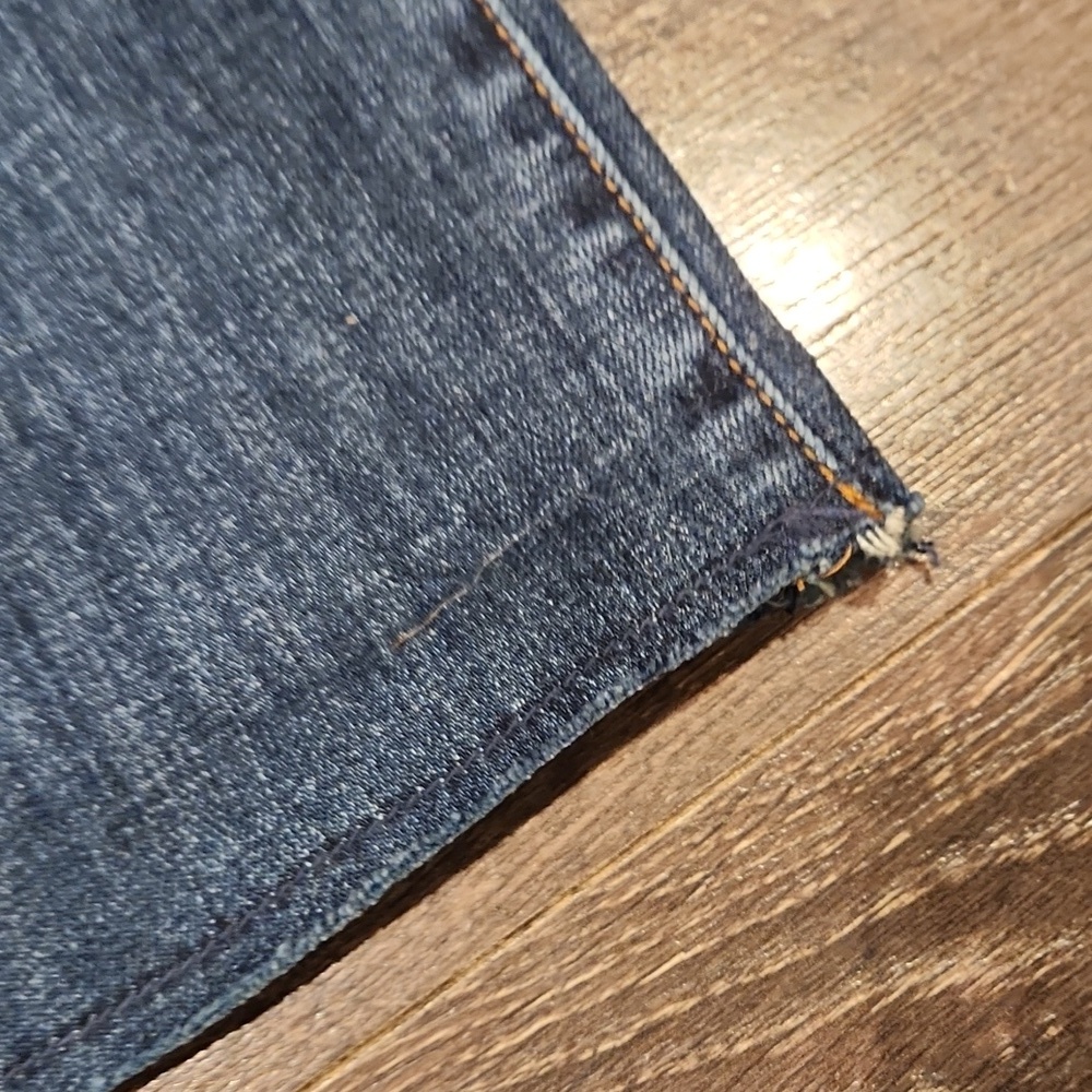 ❤ TALBOTS HIGH RISE SLIM STRAIGHT JEANS, DISTRESSED, 4 (27) - Picture 5 of 8